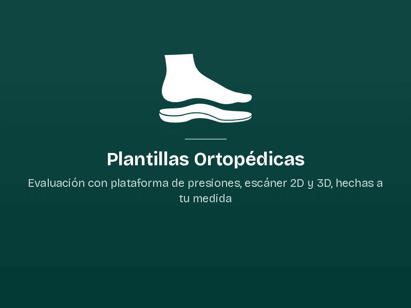 Plantillas Ortopédicas